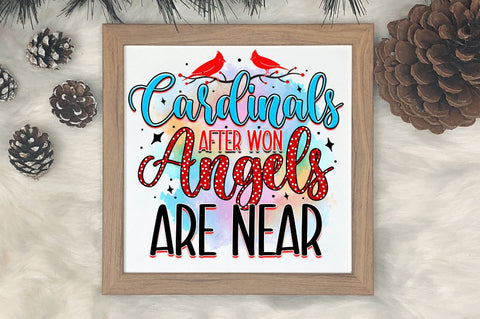 Cardinals after Sublimation PNG, Sublimation Christmas Cardinal Design Sublimation Regulrcrative 