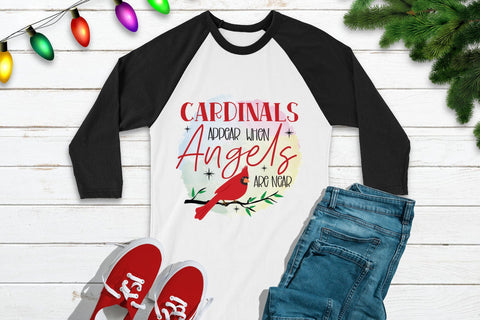 Cardinals Appear When Angels are Near PNG Sublimation Sublimation CraftLabSVG 