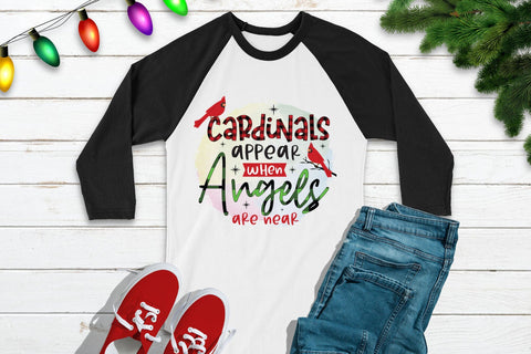 Cardinals Appear When Angels are Near PNG Sublimation Sublimation CraftLabSVG 
