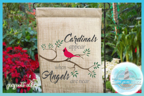 Cardinals Appear When Angels Are Near SVG SVG Harbor Grace Designs 