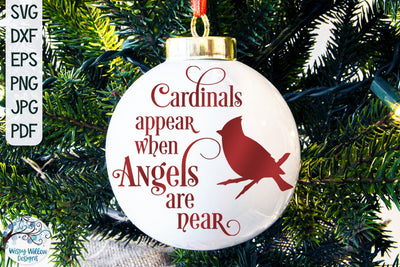 Cardinals Appear When Angels Are Near SVG SVG Wispy Willow Designs 