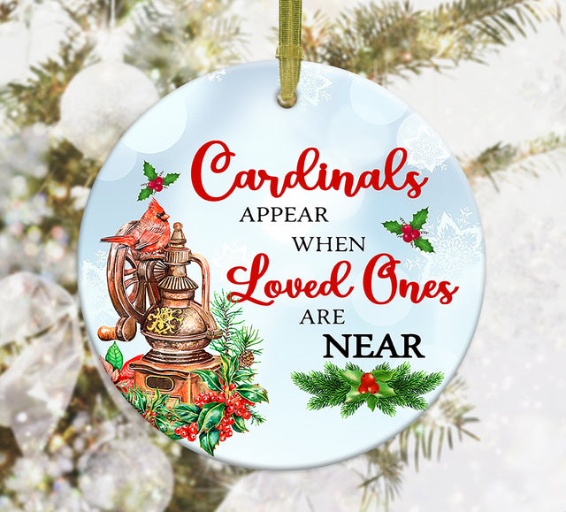 Cardinals Apperar Ornament Png, Round Christmas Ornament, PNG Instant Download, Xmas Ornament Sublimation Designs Downloads Sublimation CaldwellArt 