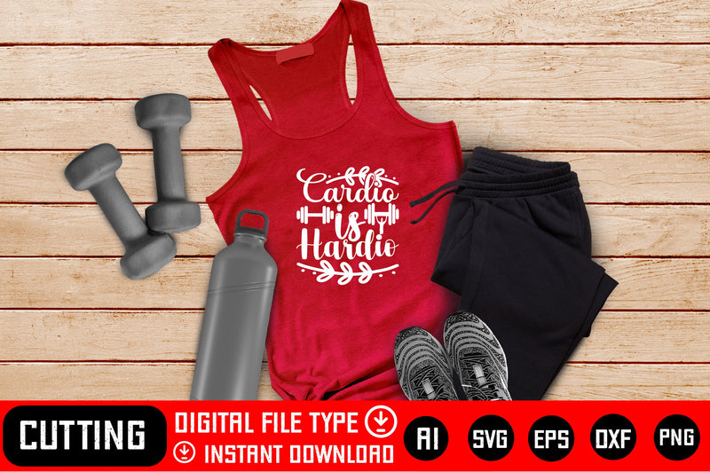Cardio is Hardio SVG CraftlabSvg29 