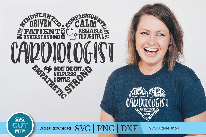 Cardiologist svg Subway Art SVG SVG Cut File 