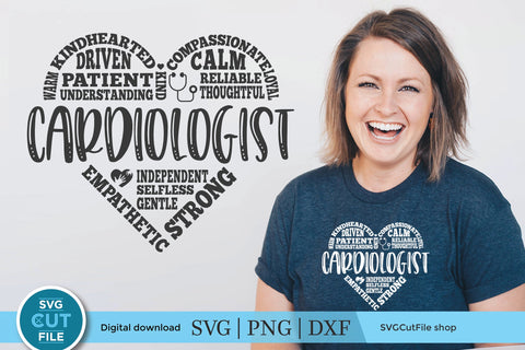 Cardiologist svg Subway Art SVG SVG Cut File 