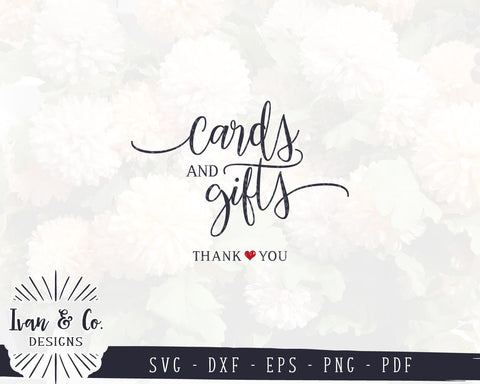 Cards and Gifts Sign SVG Files | Wedding Sign | Books and Cards | Gifts Table | Cricut | Silhouette | Commercial Use | Digital Cut Files (988723110) SVG Ivan & Co. Designs 