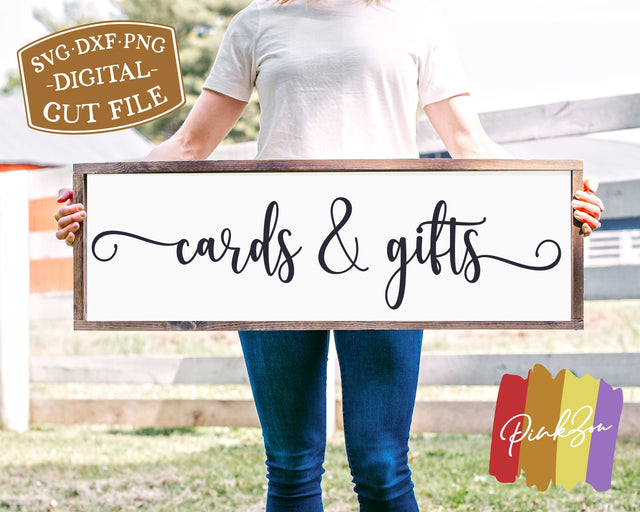 Cards and Gifts SVG Files | Wedding Sign Svg | Books and Cards Svg | Gifts Table Svg | Commercial Use | Digital Cut Files (1269829773) SVG PinkZou 