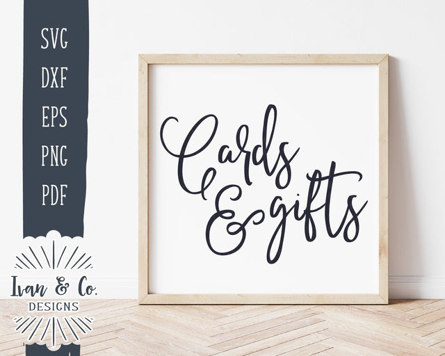 Cards and Gifts SVG Files | Wedding Sign SVG | Books and Cards SVG | Gifts Table SVG | Cricut | Silhouette | Commercial Use | Cut Files (1041077666) SVG Ivan & Co. Designs 