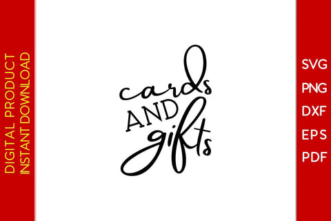 Cards And Gifts SVG PNG PDF Cut File SVG Creativedesigntee 