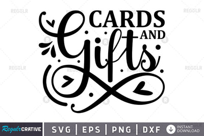 Cards and gifts SVG SVG Regulrcrative 