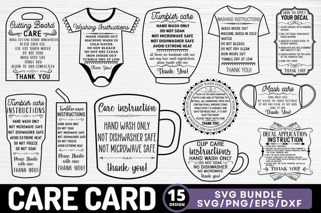 Care Card Svg Bundle SVG Regulrcrative 