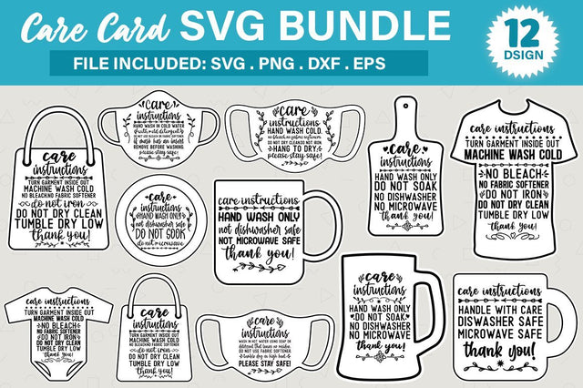 Care Card SVG Bundle.Care card svg bundle, Care card bundle, SVG Designangry 