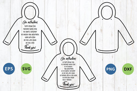 Care instruction Pullover hoodies TShirt svg SVG Zoya Miller 