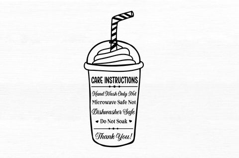 Care instructions hand wash SVG Design SVG Regulrcrative 