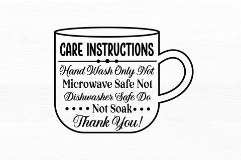 Care instructions hand wash SVG SVG Regulrcrative 