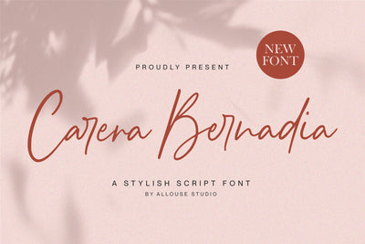 Carera Bernadia Font Allouse.Studio 