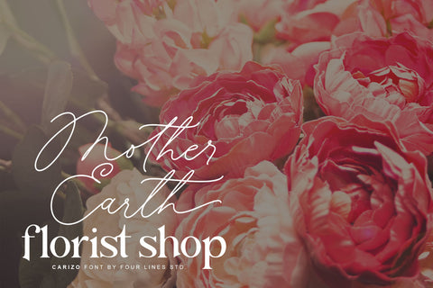 Carizo Font Four Lines Std. 