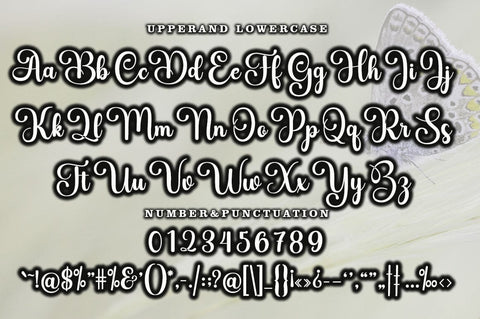 Carley Butterfly Script Font muhammadzeky 