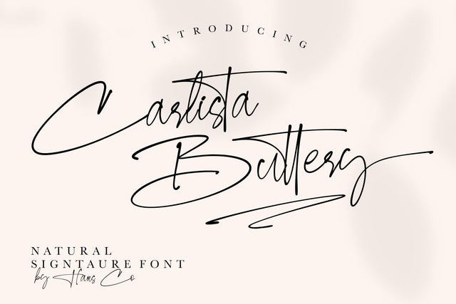 Carlista Buttery Font Hans Co 