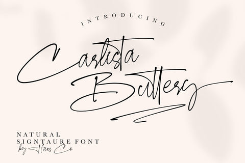 Carlista Buttery Font Hans Co 
