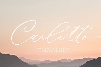 Carlitto Font Four Lines Std. 