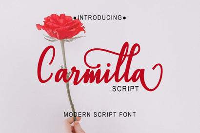 Carmilla Script Font Fajri Adi 