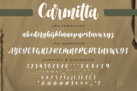 Carmitta - Modern Calligraphy font Font Ibey Design 