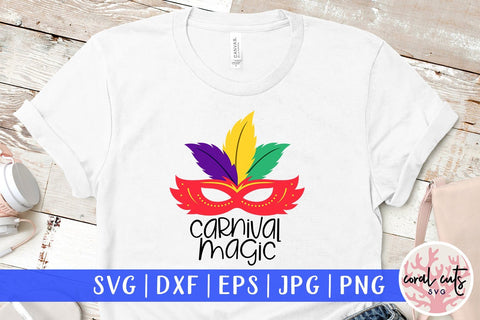 Carnival Magic - Mardi Gras SVG EPS DXF PNG SVG CoralCutsSVG 