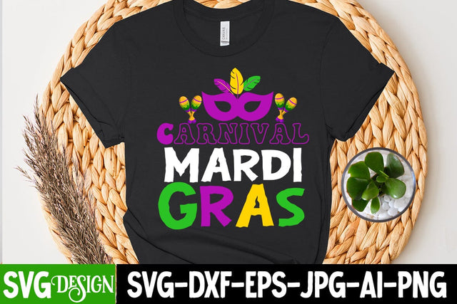 Carnival Mardi Gras SVG Cut File , Mardi Gras SVG Cut File SVG BlackCatsMedia 