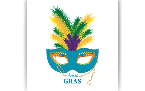 Carnival masks. Happy carnival festive concept with musical trumpet mask. Vector SVG naemmiah021 