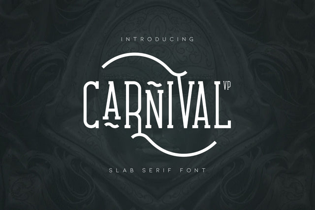 Carnival VP Slab - Latin & Cyrillic Font VPcreativeshop 