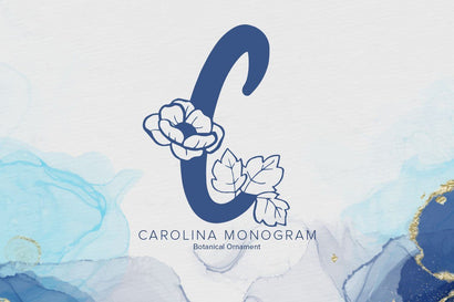 Carolina Monogram SVG yumnatype 