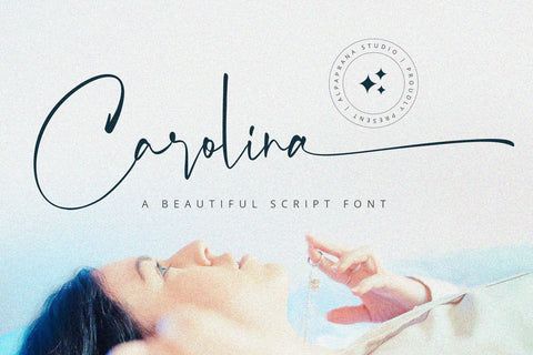 Carolina - Stylish Script Font Font Alpaprana Studio 