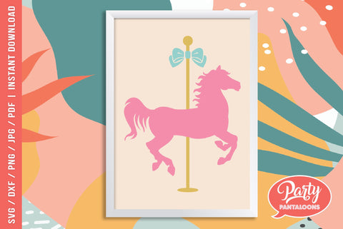 CAROUSEL HORSE | carnival, merry-go-round SVG SVG Partypantaloons 