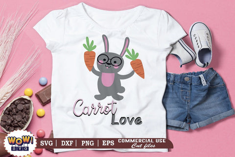 Carrot love svg, Easter svg, Easter bunny svg, Easter family svg, Easter Egg svg, Easter cricut, Easter shirt svg, Easter png, Bunny svg, Funny easter svg, funny quotes svg SVG Wowsvgstudio 