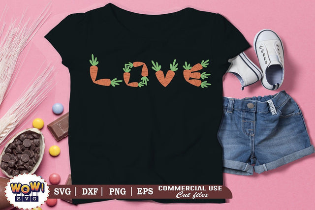 Carrot love svg, Easter svg, Easter bunny svg, Easter family svg, Easter Egg svg, Easter cricut, Easter shirt svg, Easter png, Bunny svg, Funny easter svg, funny quotes svg SVG Wowsvgstudio 