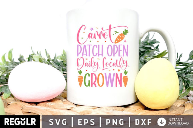 carrot patch open daily locally grown SVG SVG Regulrcrative 