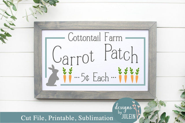 Carrot Patch Spring SVG SVG Designs by Jolein 