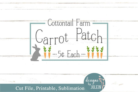 Carrot Patch Spring SVG SVG Designs by Jolein 