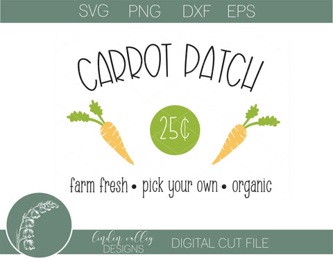 Carrot Patch SVG SVG Linden Valley Designs 