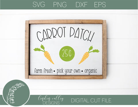 Carrot Patch SVG SVG Linden Valley Designs 