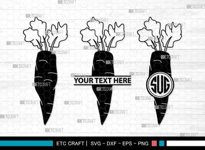 Carrot SVG | Vegetable Svg | Easter Svg | Food Svg | Carrot Bundle | Carrot Clipart SVG ETC Craft 