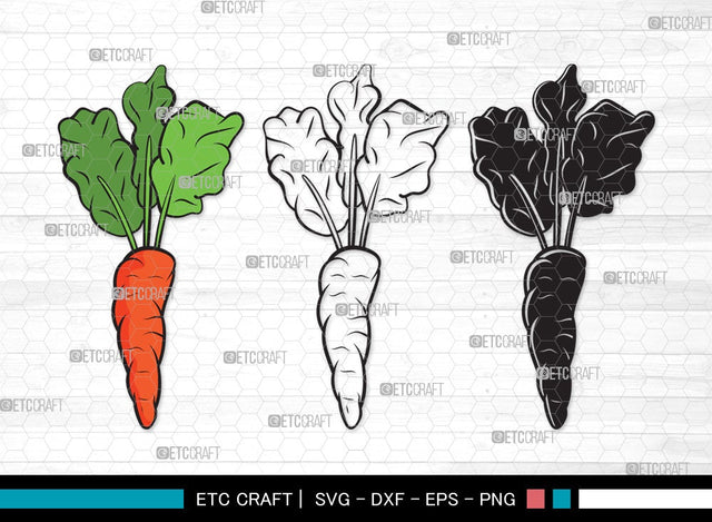 Carrot SVG | Vegetable Svg | Easter Svg | Food Svg | Carrot Bundle | Carrot Clipart SVG ETC Craft 