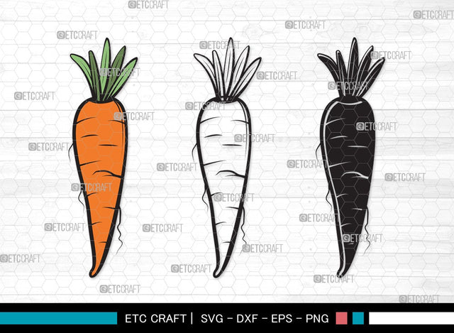 Carrot SVG | Vegetable Svg | Easter Svg | Food Svg | Carrot Bundle | Carrot Clipart SVG ETC Craft 