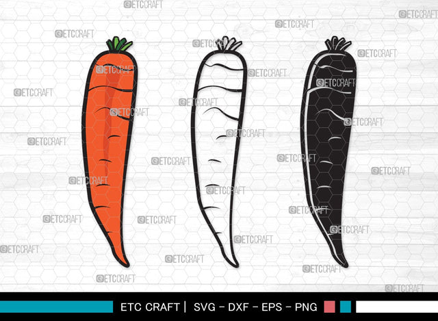 Carrot SVG | Vegetable Svg | Easter Svg | Food Svg | Carrot Bundle | Carrot Clipart SVG ETC Craft 