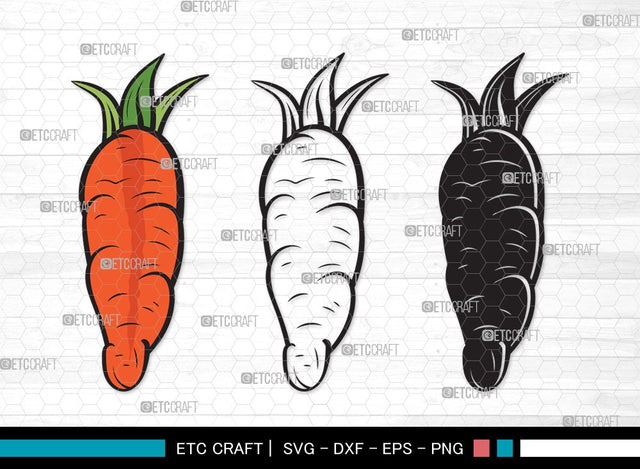 Carrot SVG | Vegetable Svg | Easter Svg | Food Svg | Carrot Bundle | Carrot Clipart SVG ETC Craft 