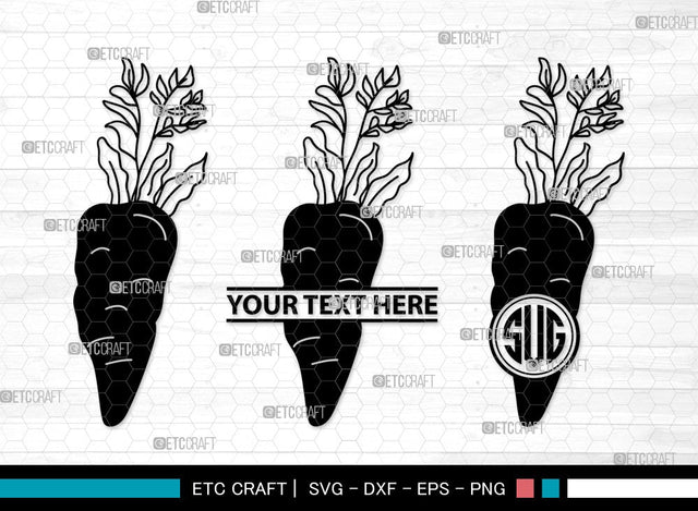 Carrot SVG | Vegetable Svg | Easter Svg | Food Svg | Carrot Bundle | Carrot Clipart SVG ETC Craft 