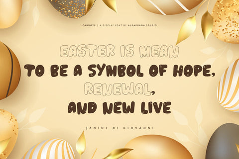 Carrots - Display Font Font Alpaprana Studio 