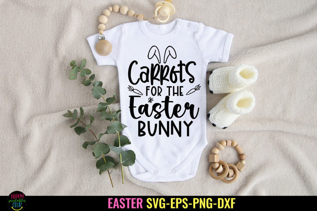Carrots for The Easter bunny I Easter SVG I Easter Cut Files SVG Happy Printables Club 