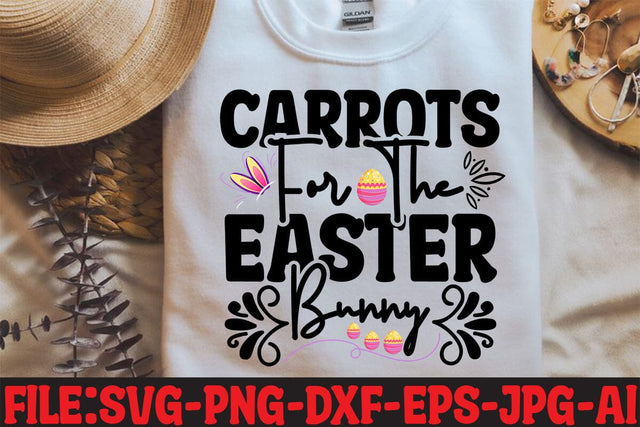 Carrots For The Easter Bunny SVG MStudio 